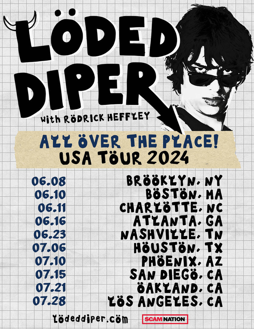 Loded Diper Tour Poster Concept